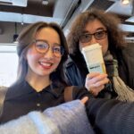 Cocomi Instagram - たのc ・ 朴沙彩 （ぱく さあや）様と〜‼️楽しすぎる合わせ。高校2年生とは思えない音楽と技術でビビってます。頼もしすぎる。楽しい可愛い。 ・ 舐めようと頑張るアム ・ 食べたハンバーグ ・ 最上先生とばったり‼️