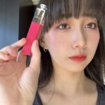 Cocomi Instagram - ルージュバーム999sとこちらのティント重ね付けした色。（唇）。ティントの色あとで確認します！ごめんなさいいい 下まつげは目尻、アイライナーで描いてます。（3本くらい描くのがオススメ！）