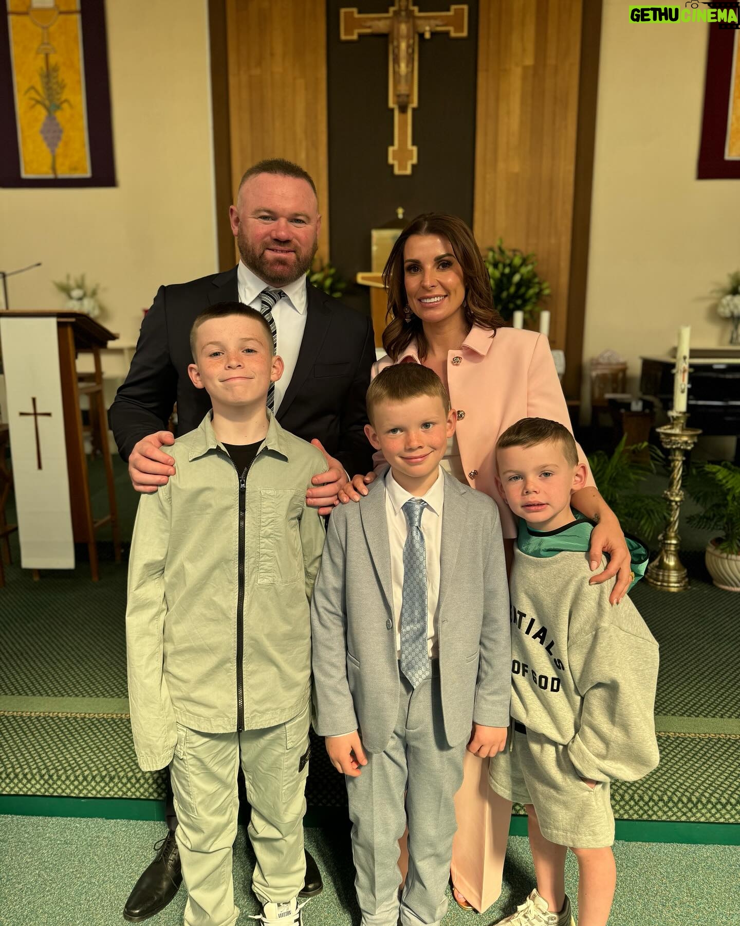 Coleen Rooney Instagram - Wish we were doing this all over again this weekend. Such a special day for Kit’s First Holy Communion. Thank you to everybody involved in making it such a fantastic celebration ❤️