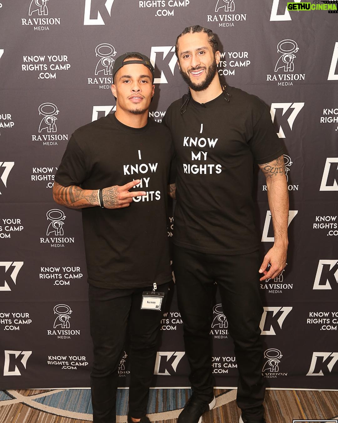 Colin Kaepernick Instagram - Happy Birthday to my Brother @kstills one of the most genuine and caring people I know! I appreciate you fighting for the people, not only by kneeling, but also your continued work in our communities! It’s truly been a pleasure being on this journey with you. Keep shining your light on the world! The best is yet to come! We all celebrate you today! ✊🏾