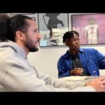 Colin Kaepernick Instagram - In London for Black History Month. Building internationally for the future we deserve! @NikeLondon thanks for helping make this happen. More to come. @joyyamusangie @dinaashersmith @alicedearingx @knucks_music @sophiathakur @leshijabeuses @seviian @gifilla2 @mayowaquadri_