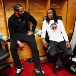 Colin Kaepernick Instagram - Huge birthday shout to my Brother @quavohuncho! Had an amazing time celebrating with you at #hunchoday in the ATL! Appreciate you inviting me and my Brother @e_reid35 to play, and always supporting us! Great seeing you give back to the community you grew up in. Let’s keep going! ✊🏾 📷: @djtonedef