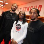 Colin Kaepernick Instagram - Huge birthday shout to my Brother @quavohuncho! Had an amazing time celebrating with you at #hunchoday in the ATL! Appreciate you inviting me and my Brother @e_reid35 to play, and always supporting us! Great seeing you give back to the community you grew up in. Let’s keep going! ✊🏾 📷: @djtonedef