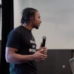 Colin Kaepernick Instagram - My Brother @e_reid35 in Atlanta working for the people on his bye week! ✊🏾 #RP @yourrightscamp "Any moves you make, do it together because you have power in yourself but you have more power together" - Thank you to our brother @e_reid35 for the continued partnership to our camps. Your unwavering support, leadership, and contributions are far too many to list. We cannot thank you enough for all that you and your family do for our people. 🙏🏾🙏🏾🙏🏾 #KnowYourRightsCamp #KYRCAtlanta · 🎥: @gettin_visual_with_uchenna @nespinole @relrelrelrel @ravisionmedia