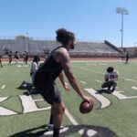 Colin Kaepernick Instagram - I had a great time with @footwork_king and the squad yesterday! I appreciate y’all letting me come through and get that work in with y’all. Man, it felt good to be out there! The full workout link is in my bio. (Sorry y’all I had to hit you with the link in bio😂) Today we are back at it again in Dallas!