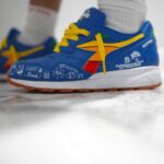 Conceited Instagram - On foot look of both of my Diadora collab sneakers! Both lotto pairs are different with different sayings on both shoes. Then the Studio 54 pair got the leather sock liner and 3M 🤯! Both only 200 pairs worldwide! And then the box they come in! @diadoraofficial @footlockernyc we might release this month😈