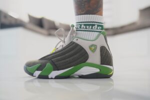 Conceited Instagram - Unreleased Oregon jordan 14 PE. 275 pairs made worldwide for the Oregon football team and staff this is pair 15/275 @jumpman23