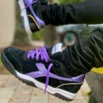 Conceited Instagram - On foot look of both of my Diadora collab sneakers! Both lotto pairs are different with different sayings on both shoes. Then the Studio 54 pair got the leather sock liner and 3M 🤯! Both only 200 pairs worldwide! And then the box they come in! @diadoraofficial @footlockernyc we might release this month😈