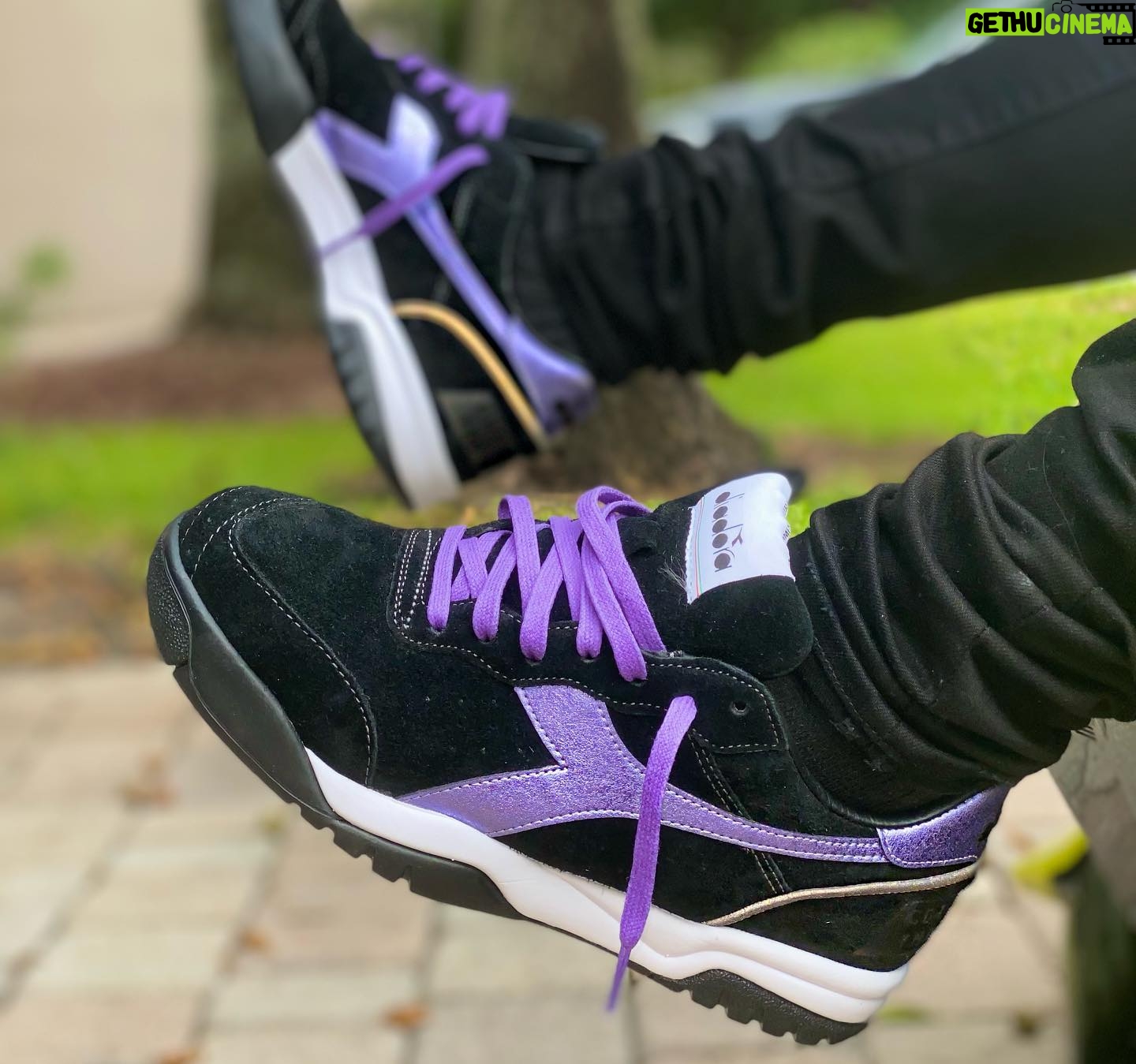 Conceited Instagram - On foot look of both of my Diadora collab sneakers! Both lotto pairs are different with different sayings on both shoes. Then the Studio 54 pair got the leather sock liner and 3M 🤯! Both only 200 pairs worldwide! And then the box they come in! @diadoraofficial @footlockernyc we might release this month😈