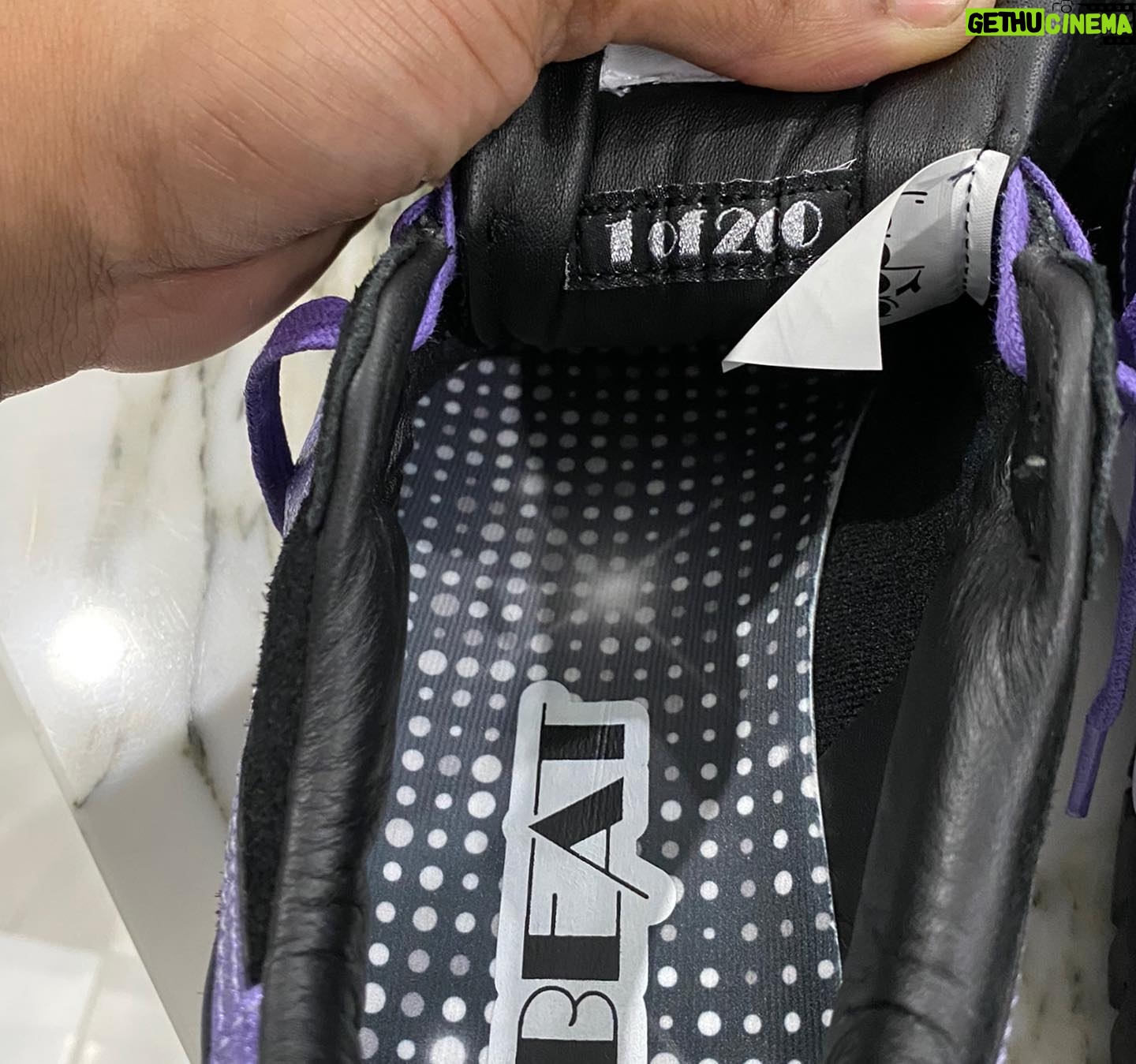Conceited Instagram - On foot look of both of my Diadora collab sneakers! Both lotto pairs are different with different sayings on both shoes. Then the Studio 54 pair got the leather sock liner and 3M 🤯! Both only 200 pairs worldwide! And then the box they come in! @diadoraofficial @footlockernyc we might release this month😈