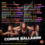 Connie Ballarini Instagram – 📣 Acá todas las fechitas que tengo -por ahora- con mi  Unipersonal de Stand Up ! 

✔️MAYO 
🇲🇽 Mexico 24/5 – ambas funciones Agotadas 

✔️JUNIO 
Sábado 1/6 – Ramos Mejía – doble agotado 
🇨🇴 sábado 8/6- Bogotá -COLOMBIA – ultimas entradas 
Viernes 21/6- Resistencia 1era agotada- 2da a la venta 
Sábado 22/6- Corrientes – últimas entradas 
Sábado 29/6- Santa Fe 

✔️JULIO 
Viernes 5/7- Quilmes 1era agotado- 2da últimas entradas 
Sábado 6/7- San Justo – agotado 
Viernes 12/7- Bariloche – ambas agotadas 
Sábado 13/7- Bariloche – agotada 
Viernes 26/7- San Fernando – a la venta 
Sábado 27/7- Escobar – agotado 

✔️AGOSTO 
Viernes 2/8- San Juan – últimas entradas 
Sábado 3/8- Mendoza – agotado 
Sábado 10/8- Pilar 
Sabado 24/8- Cordoba – doble función -agotado 
Domingo 25/8- Cordoba – doble función-agotado 
Viernes 30/8- San Isidro 

✔️ SEPTIEMBRE 
Viernes 6/9- Banfield 
Sábado 7/9- Morón 
Sábado 14/9- Rosario 
Viernes 20/9- Pacheco
Sábado 21/9- San Martín 

✔️OCTUBRE 
🇪🇸
6/10 MADRID- Nueva a la venta 
10/10- MADRID – AGOTADO 
  10/10- MADRID-  AGOTADO 
  11/10- BARCELONA- AGOTADO 
  11/10- BARCELONA- AGOTADO 
  12/10- BARCELONA- AGOTADO 
  12/10- BARCELONA – últimas entradas 
  15/10- VALENCIA-  AGOTADO 

✔️NOVIEMBRE 
Sábado 16/11- Montevideo – últimas entradas 

🎫Fechas de mis funciones y saca tus entradas en mi página www.connieballarini.com.ar 

Producción @standupargentina