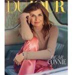 Connie Britton Instagram - I had the most fun shooting the cover for @DuJourMedia! Thank you @vsteves for your beautiful photography and thanks too to the incredible creative and glam teams!! . February cover of @DuJourMedia  Photography: @vsteves Styling: @jeanannwilliams Interview: @christinaohlyevans EIC: @natashawolff  Creative Direction: @alexanderwolf⁠⁠ Hair: @marcusrfrancis Makeup: @kristinhilton Manicure: @chuenails
