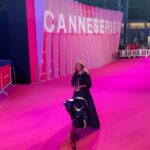 Connie Britton Instagram - Merci to @canneseries and @variety for the incredibly humbling honor of receiving the Variety Icon Award last night! Being on the “pink carpet” in Cannes - those iconic steps, that iconic place! - was pretty much a thrill of a lifetime. And since I still can’t quite fathom “icon” status, it leaves me a lot to live up to and work toward. I am so grateful. And thanks to my BFF (since my first series ever!) @carlagugino for being my Cannes ride or die! 💗