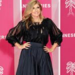Connie Britton Instagram - Merci to @canneseries and @variety for the incredibly humbling honor of receiving the Variety Icon Award last night! Being on the “pink carpet” in Cannes - those iconic steps, that iconic place! - was pretty much a thrill of a lifetime. And since I still can’t quite fathom “icon” status, it leaves me a lot to live up to and work toward. I am so grateful. And thanks to my BFF (since my first series ever!) @carlagugino for being my Cannes ride or die! 💗