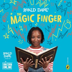 Corinna Brown Instagram - Roald Dahl’s The Magic Finger is available to watch NOW! This gloriously imaginative digital reading of the story is 30 minutes of mischief and joy.

Produced by @unicorn_theatre and the @roald_dahl Story Company.
Directed by @millibh 

Had the most fun on this!!🤪 find links in the @roald_dahl bio!!