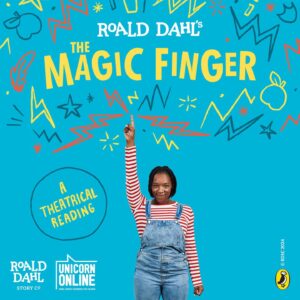 Corinna Brown Instagram - Roald Dahl’s The Magic Finger is available to watch NOW! This gloriously imaginative digital reading of the story is 30 minutes of mischief and joy.

Produced by @unicorn_theatre and the @roald_dahl Story Company.
Directed by @millibh 

Had the most fun on this!!🤪 find links in the @roald_dahl bio!!