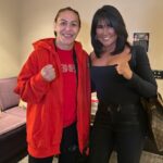 Cristiane Justino Instagram – 🙏🏽 Find a friend like @miastjohnboxer who inspires and motivates you. ❤️ it is such a blessing having your support. Powerful women build each other 🥰 thanks for your support fight night. 
🇧🇷🇧🇷🇧🇷🇧🇷🇧🇷🇧🇷🇧🇷
🙏🏽 Encontre um amiga como @miastjohnboxer que te inspire e motive. ❤️ É uma bênção ter o seu apoio. Mulheres poderosas se edificam 🥰 obrigada pelo apoio na noite da luta.