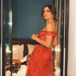 Cristinini Instagram - Más fotitos del vestido rojo 💄🔥 👗 @rosa_clara 💍 @rabatjewellery 💄 @diorbeauty @naogayoso 📸 @crowinng