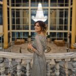 Cristinini Instagram - Bodorrio 👑👰🏻‍♀️🤵🏻 👗 @rosa_clara 💄💇🏻‍♀️ Yo 😁 #cristinini #iamcristinini #wedding #rosaclara #dress