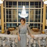 Cristinini Instagram - Bodorrio 👑👰🏻‍♀️🤵🏻 👗 @rosa_clara 💄💇🏻‍♀️ Yo 😁 #cristinini #iamcristinini #wedding #rosaclara #dress