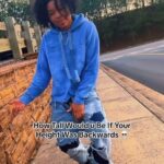 Curlyhead Monty Instagram - 7’5 😂😂 That Bob Marley Movie Got Me Feeling like I Can Dance To Reggae Music 😂 Jeans : @fashionisova