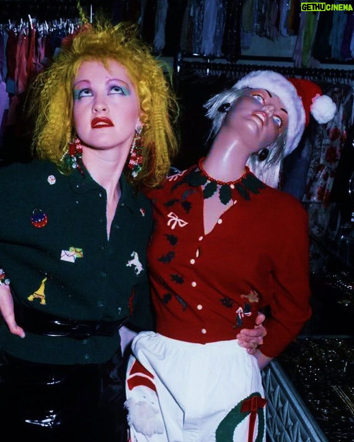 Cyndi Lauper Instagram - Working on my naughty and nice lists. Which one are you on? 📝🎄🧑🏼🎄