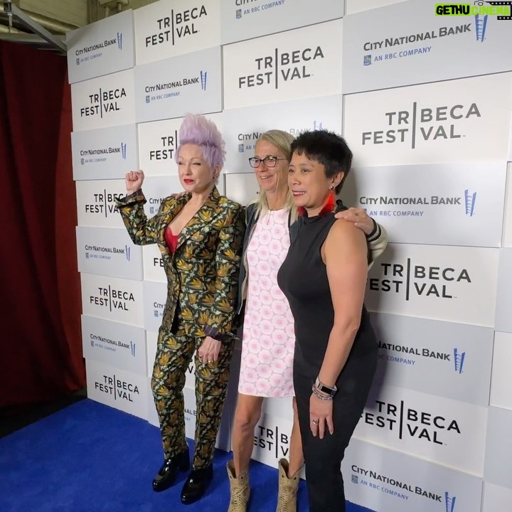 Cyndi Lauper Instagram - Thank you again to everyone who came out to support #LetTheCanarySing at @tribeca. It was a night to remember for sure. Thank you @clivejdavis @gloriagaynor @jewdygold @wyclefjean for helping to make it a star-studded affair. Commissioner del Castillo from the #NYCMayor’s office! Lisa, Gregory, my whole band and crew, and everyone who works so hard behind the scenes. #AlisonEllwood, @sonymusic, @concordofficial, and @fine_point_films. Lennie!! And an extra special thank you to my wonderful family - my husband David, our son Dex, my sister Elen, and brother Butch - for all your love and support. 💕 Photo 2: @bruglikas @broadwaybruce_ @gettyentertainment Photos 3, 5, 7: @photagonist Photo 9: @johnnacionimaging @shutterstock