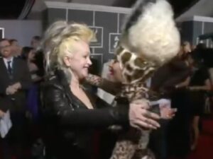 Cyndi Lauper Instagram - How it started -> How it’s going 💖 Just a coupla gals from #Queens. 😊 Sending huge congrats out to @nickiminaj! ✨✨✨