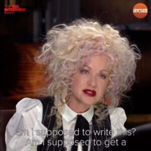 Cyndi Lauper Instagram - As an artist you always have to fight for your vision. Take things that don’t feel right and figure out how to make them your own. And don’t be afraid to say no! (From my 2019 interview with #DanRather on @axstv) #MotivationMonday