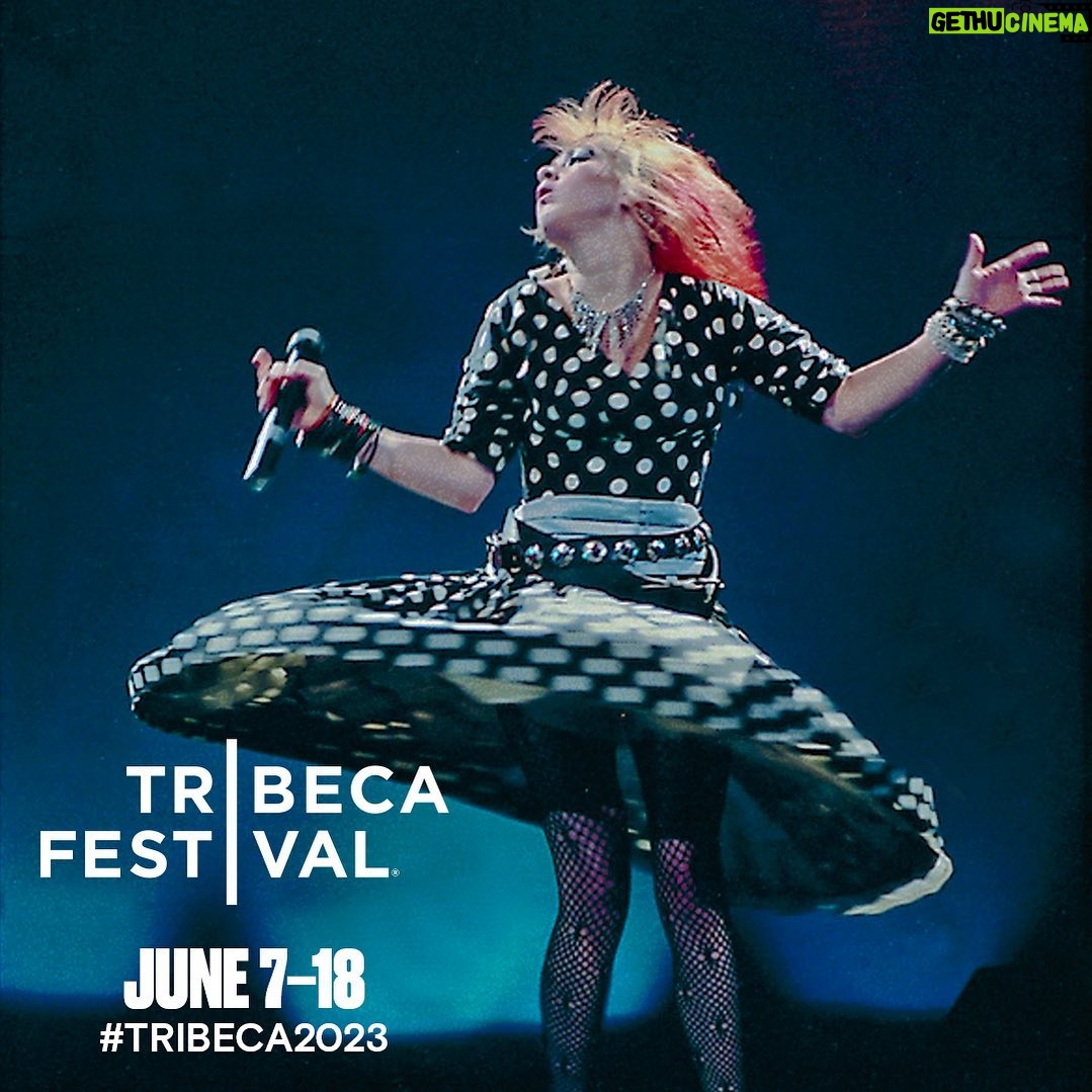 Cyndi Lauper Instagram - ‼️SCREENING AND PERFORMANCE‼️ Exciting news! “Let The Canary Sing” will be included as an official selection of #Tribeca2023! 🎉 The film will premiere at the @beacontheatre on June 14. Tickets go on sale 5/2 at https://tribecafilm.com/festival. See you there! @tribeca ... 🎞️ Get ready for a joyous look at the life and career of music icon Cyndi Lauper, directed by @alison_ellwood. From her humble beginnings in Queens to her ascension to global stardom, the film celebrates Lauper's powerful voice, her dedication to advocacy and staying true to her irrepressible, spunky self.