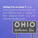 Cyndi Lauper Instagram - 🔁 @ppswohio Thanks to our friends @ppaohio for explaining Issue 1 🌠 Swipe through for the details on Issue 1, which would stop Ohio's extreme abortion ban and put Ohioans back in charge of their personal health care and reproductive decisions. Cast your vote by November 7th 🗳️ Early voting times and locations can be found at VoteOhio.gov #voteyesonissue1 #ohio