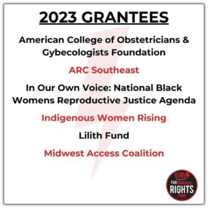 Cyndi Lauper Instagram - Today is the 51st anniversary of Roe v Wade and we couldn’t think of a more fitting time to announce the inaugural round of grants from the Girls Just Want to Have Fundamental Rights Fund at the Tides Foundation (@tidescommunity).

In 2023, $155,000 was given to an incredible array of organizations who are:

·  Ensuring access to safe, legal abortions and reproductive healthcare.

·  Advocating for reproductive justice 

·  Getting out the vote.

To learn about the grantees and their transformative work visit the link in the bio.