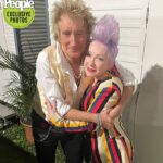 Cyndi Lauper Instagram – One more great shot of me and @sirrodstewart! Thanks @people! 📸
