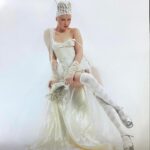 Cyndi Lauper Instagram - It’s giving #bridal!👰‍♀️ From my calendar tour book. #June 🗓️ . . . Thanks Joe! @cyndilaupermuseum