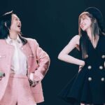 Cyndi Wang Instagram - 北京Day 1 🩷🖤 謝謝黃綺珊 黃媽來看我🫶🏻 #SugarHigh世界巡迴演唱会 #北京 #王心凌 #CyndiWang