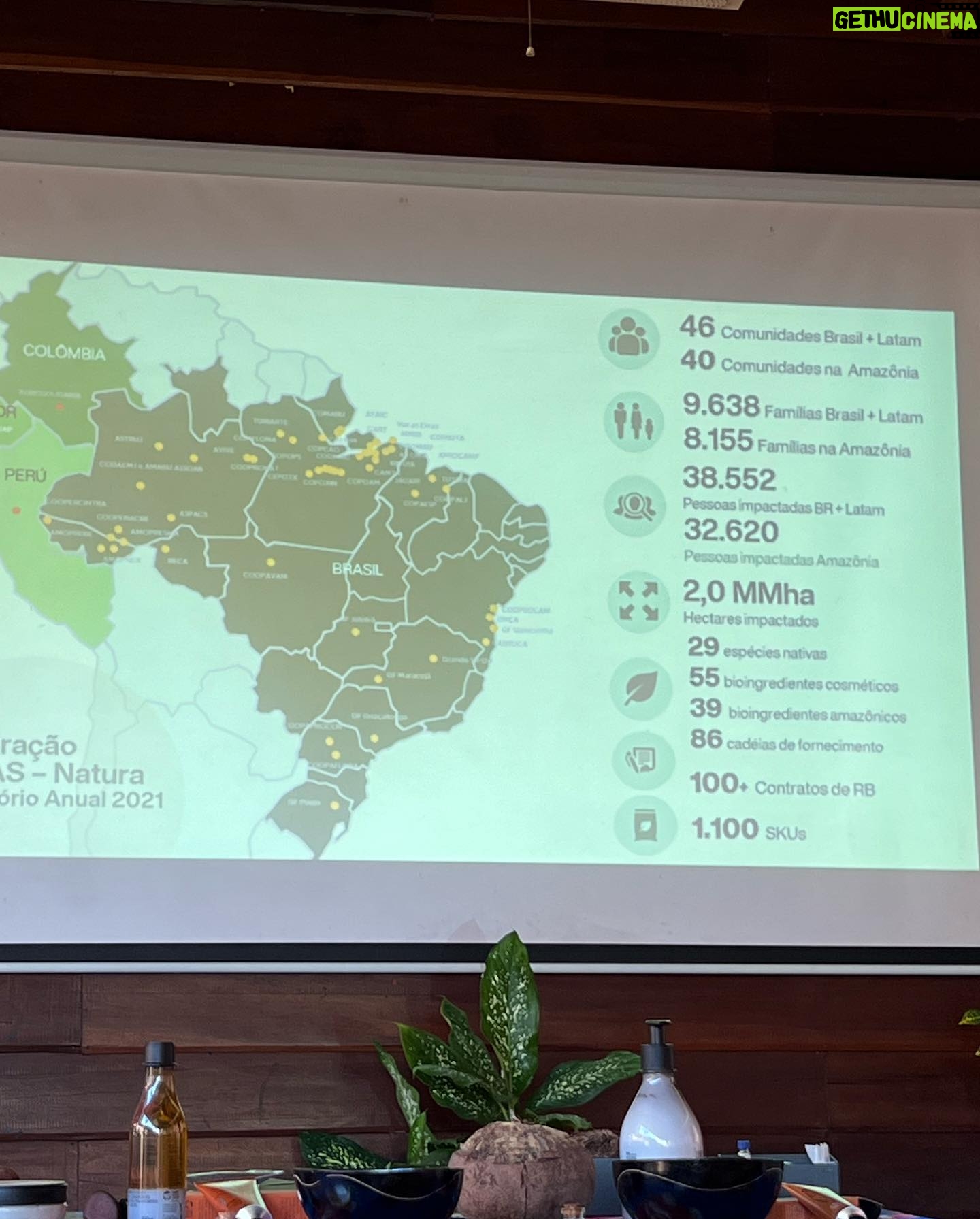 Cynthia Aparecida Instagram - Você sabia que já é possível consumir um produto de beleza e ao mesmo tempo manter a floresta viva e de pé? Vim a convite da @naturabroficial para a comunidade do Tumbira, viver uma experiência dentro da floresta amazônica e conhecer melhor o modelo de negócio que criou a linha Natura EKOS. A Natura uniu a CIÊNCIA e a NATUREZA e criou um modelo de negócio que gera renda enquanto mantém a floresta em pé. Toda alinha Natura Ekos é feita de produtos com bio-ativos renováveis. O que isso quer dizer? Quer dizer que a @naturabroficial estuda o solo, junto às comunidades locais, e desenvolve uma cadeia produtiva que compensa os impactos negativos pela extração, respeitando assim os ciclos e a regeneração das plantas e do solo. Foi muito mágico ver os bioativas de perto como a castanha, tucumã, açaí e andiroba durante esta experiência. Além de naturais, veganos e com bio ativos da Amazônia extraídos praticando um comércio justo com comunidades guardiãs da floresta, os produtos também são de alta performance e servem também como produtos de tratamento. O que eu aprendi nessa experiência aqui em Tumbira foi que não tem mais como pensar em consumir a TERRA sem pensar em #amazôniaviva , né galera? Pra mim a nova moda é ficar bonita mas com consciência. 🌳✨💚 #transbordeamazonia PUBLICIDADE