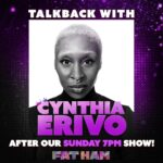 Cynthia Erivo Instagram - Hey #Hamily! We got a special treat for you! Join us after our 7pm performance this Sunday, April 9th for a talkback with Producer Cynthia Erivo. ✨ #Broadway #BroadwayPlay #Hamlet #BroadwayComedy #NationalBlackTheatre #PublicTheater #BlackArtists #BlackWriters #BlackMagic