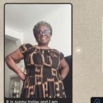 Cynthia Erivo Instagram - My mom sent me this this morning. The caption reads. It is sunny today and I am happy. I’m a lucky being, who’s in that juicy part of life, where I get to know my mummy for the woman that she is, this baby faced cutie pie, who loves me and raised me on her own. It is indeed sunny today and I’m grateful that she’s happy. Happy US Mothers Day @editherivo 😘🥰💚