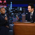 Cynthia Erivo Instagram - May or may not have whistled on @fallontonight catch me tonight. @iamsamfine and @jasonbolden thank you for making feel beautiful all the time.