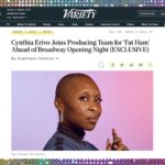 Cynthia Erivo Instagram - Mother is back on broadway, but not on stage!!! PROUD TO BE A PART OF THE HAMILY!! @fathambway starts previews tomorrow March 21st!!! At the American Airlines Theatre!! 💕💚💕💚