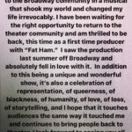 Cynthia Erivo Instagram - Mother is back on broadway, but not on stage!!! PROUD TO BE A PART OF THE HAMILY!! @fathambway starts previews tomorrow March 21st!!! At the American Airlines Theatre!! 💕💚💕💚