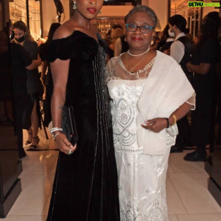 Cynthia Erivo Instagram - Happy birthday to my mummy @editherivo the reason why I’m here.. I sent flowers bigger than her, and got the sweetest call of gratitude, well I am grateful you are my mother!! You are quintessentially the actual best in the universe!!!! I love you ❤️