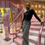 Cynthia Erivo Instagram - Sometimes sparkling like the top of the Chrysler building is all that will do. We had a beautiful time last night at #SWAROVSKIxSKIMS launch 💍💎💍 💎 💍 💎 @swarovski @skims #SWAROVSKIxSKIMS #Swarovski