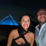 Cynthia Khalifeh Instagram – One night by the Pyramids🦋

#Cairo💙