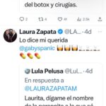 Cynthia Klitbo Instagram – Para que no invente la Sra. Que yo la agredí de la nada. Obvio ya lo bajó y ahora dice que la agresiva soy yo.
Como siempre tira la piedra y esconde la mano.
@miracanelatv @vickyflores_canche @prensa .
Hay que ser muy cobarde para negar y borrar la evidencia @anamaalvarado @maxwoodside @luismaganamex @ventaneandouno  ojo jamás la he agredido pesar de  6años de difamación.
Usted Sra Zapata va de pleito en pleito.
El día que se de cuenta de que tiene el suficiente talento para brillar sola , será grande como lo merece.
laurazapata