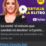 Cynthia Klitbo Instagram - Mi entrevista -EL MINUTO QUE CAMBIÓ MI DESTINO- con mi hermanito @gainfante
