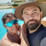 Cynthia Klitbo Instagram - Mi Paquito y yo en mi amado Mazatlán