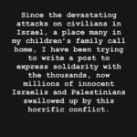 Cynthia Nixon Instagram - We need a ceasefire now