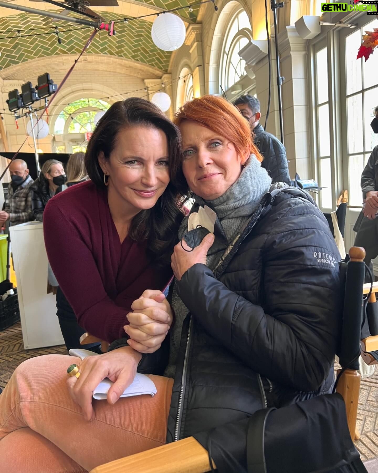 Cynthia Nixon Instagram - There are too many good #AndJustLikeThat photos to fit into one post!! Here are some more moments from the @justlikethatmax set this year. What fun we had… and cannot wait to get working on season three! ✨