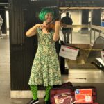 Cynthia Nixon Instagram - Happy St Patrick’s Day from NY underground ☘️☘️☘️